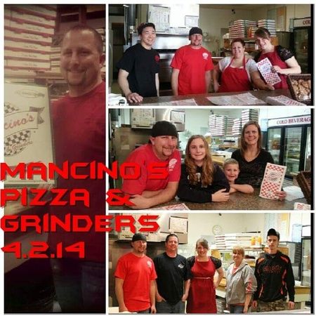Photo of Mancino's Employees with caption Mancino's Pizza & Grinders 4.2.14